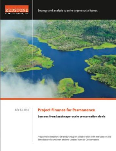 Project Finance for Permanence
