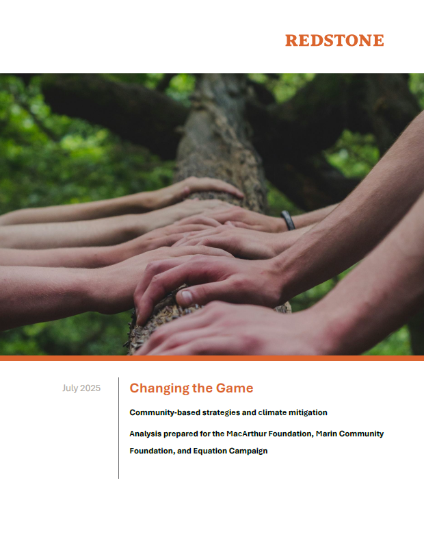 REPORT: Changing the Game: Community-based strategies and climate mitigation